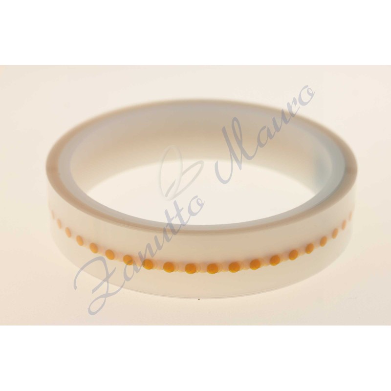 Pallini adesivi in Kapton diametro mm 2,50. Rotolo da 1000 pezzi