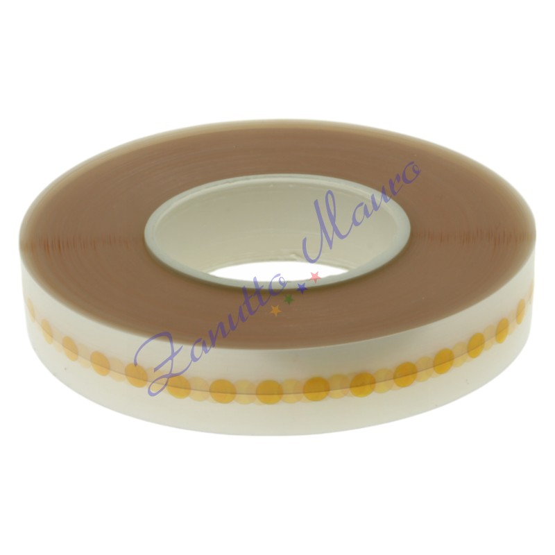 Pastilles d'adhésif Kapton d'un diamètre de 4,00 mm. Rouleau de 2000 pièces