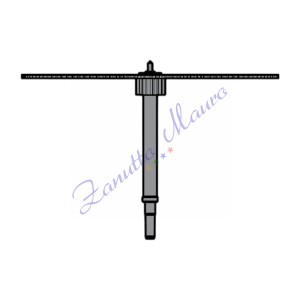 Roue de seconde ETA 2824-2 H1 replacement 227 - 30.027.00 code 001023
