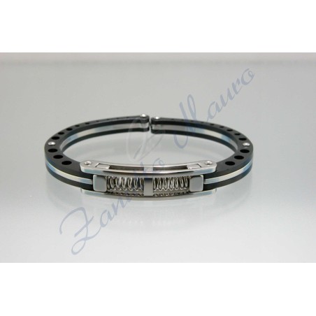 Manetta Acciaio/alluminio uomo Nero