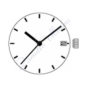 Mouvement Miyota 2415 3 dates sphères quartz