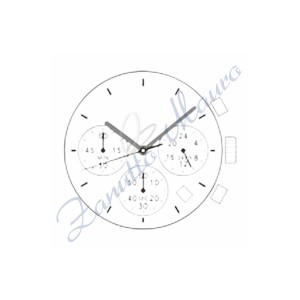 Movimento Hattory VD54 H2 crono senza datario