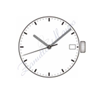 Mouvement Hattory VJ42 3-boules avec affichage de la date à 3 heures
