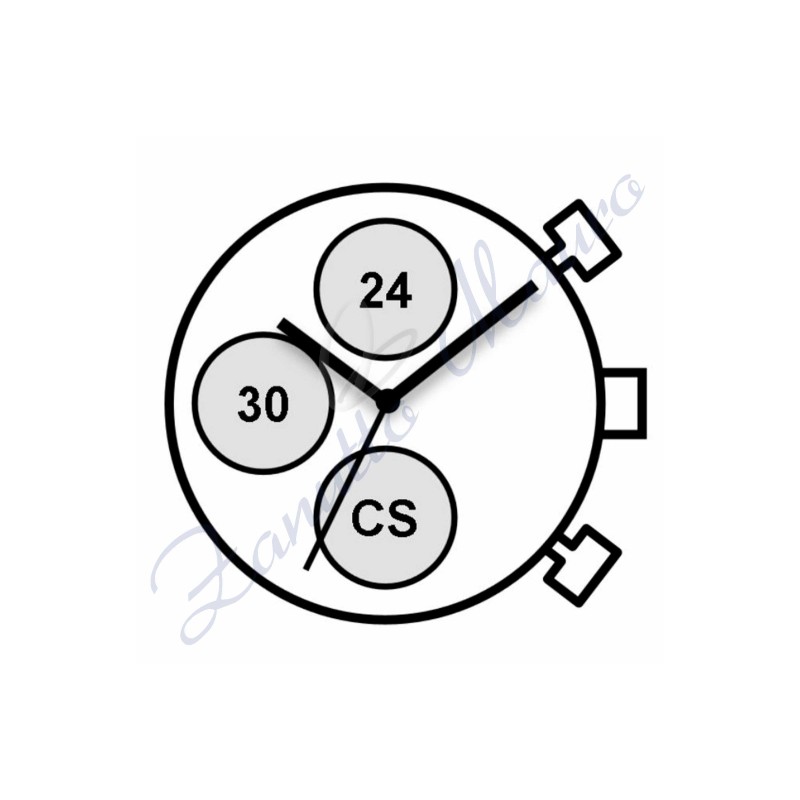 Mouvement Miyota JS10 chrono sans date