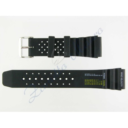 Bracelet en caoutchouc noir v/w wind loop L.18 m m