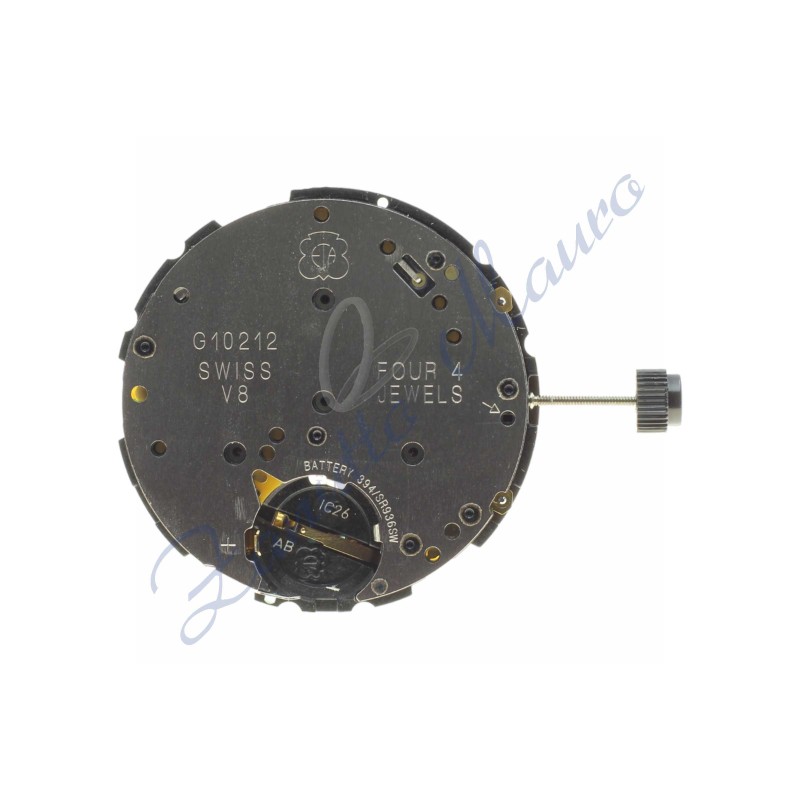 Mouvement ETA G10.212-3 quartz chrono date à 3 heures comme G10.211-3