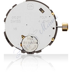 Mouvement ETA G10.212-6 quartz chrono date à 6 heures comme G10.211-6