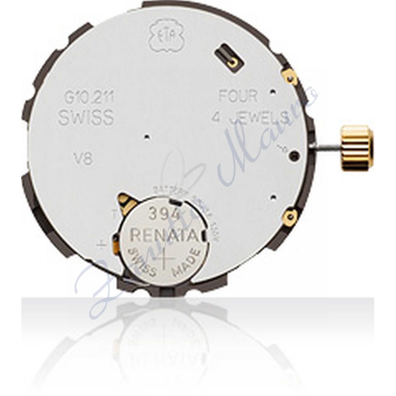 Mouvement ETA G10.212-6 quartz chrono date à 6 heures comme G10.211-6