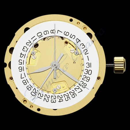 Mouvement chrono ETA 251.264 H1 avec affichage de la date à 4 heures