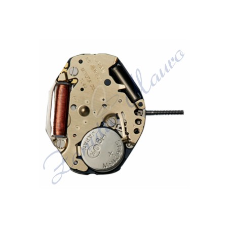 Mouvement Miyota 1L40 2 sphères secondes à 6 heures quartz