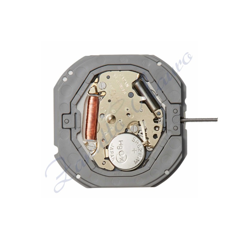 Mouvement Miyota 1S02 3 sphères double date quartz