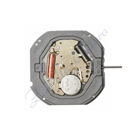 Mouvement Miyota 1S02 3 sphères double date quartz