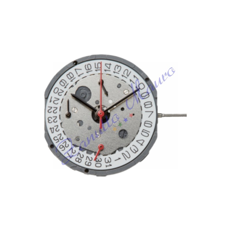 Mouvement Miyota FS10 chrono date à 3 poussoirs quartz convergents