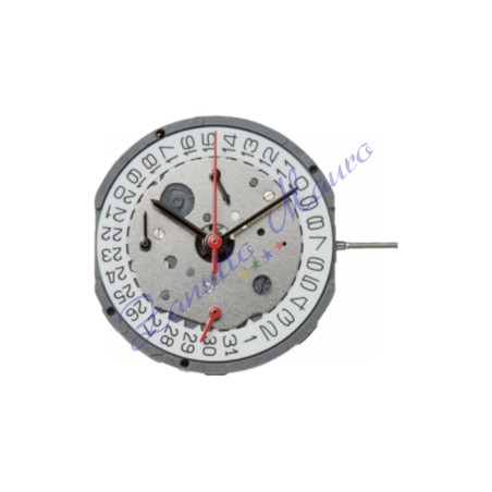 Mouvement Miyota FS10 chrono date à 3 poussoirs quartz convergents