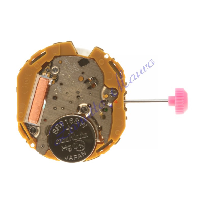 Mouvement Miyota 9U13 3 dates sphères quartz