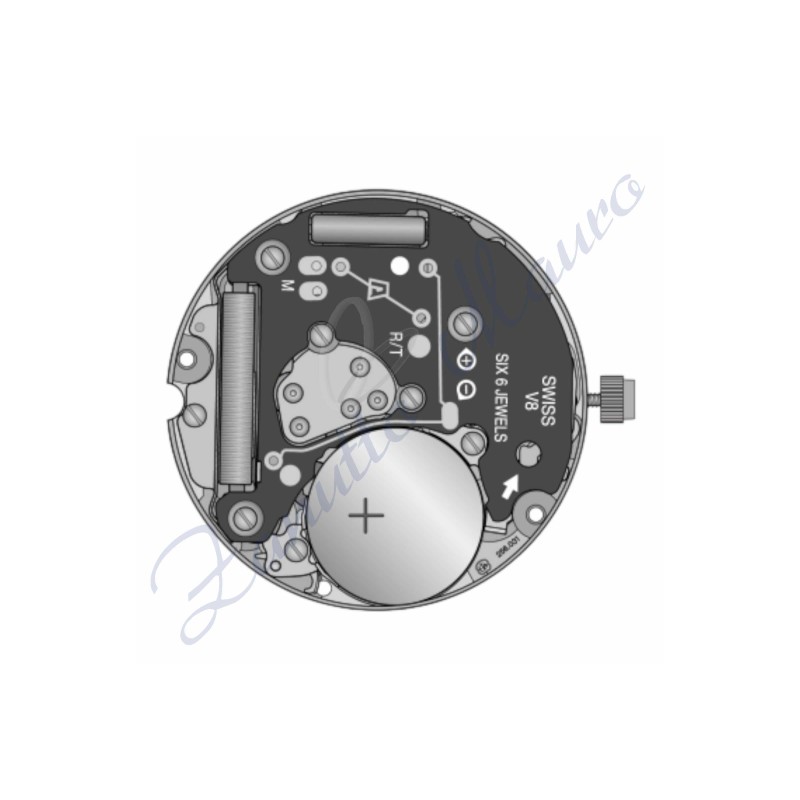 Mouvement à quartz ETA 256.031