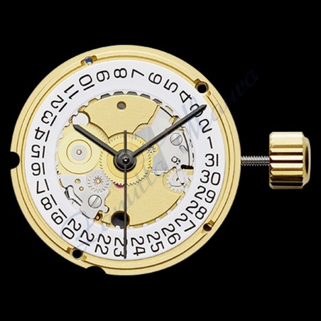 Mouvement ETA 956.412 quartz 3 aiguilles date à 3 heures