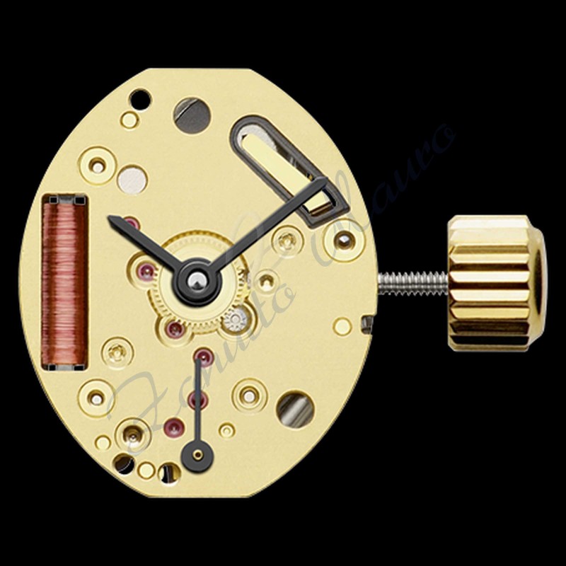 Mouvement ETA 980.163 quartz 2 aiguilles + cadran auxiliaire à 6 heures