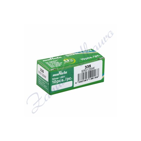 Batterie muRata 335 oxyde d'argent SR512SW Hg 0%