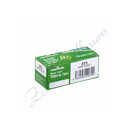 Batterie muRata 373 oxyde d'argent SR916SW Hg 0%