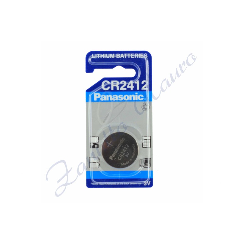 Pile CR2412 Panasonic lithium 3v