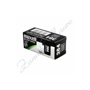 Batterie Maxell 384 oxyde d'argent SR41WS Hg 0%