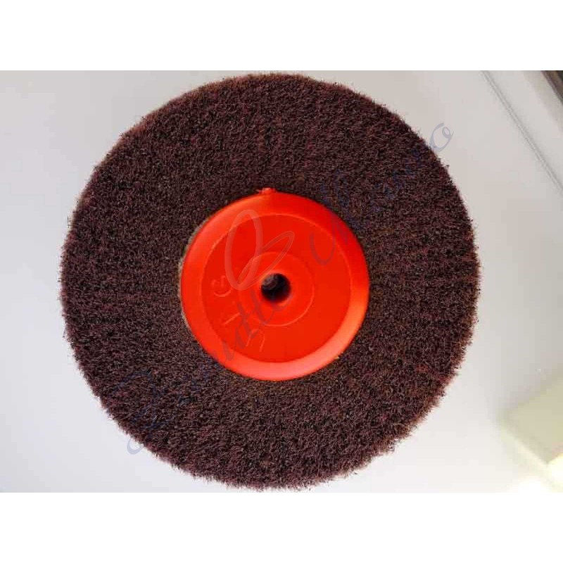 Spazzola UTG Scotch-Brite A Rossa EXTRA FINE diam 100 mm larg.30 mm