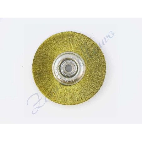 Brosse Jota UTG fil de laiton ondulé 0,08 mm dur diamètre millimétrique