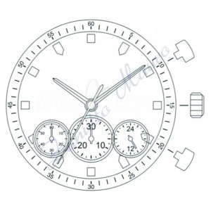 Mouvement Miyota JS50 quartz