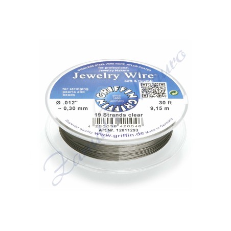Filo in acciaio inox plastificato Griffin mm 0,30 metri  9,15