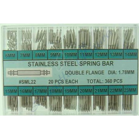 Assortiment de 360 boucles diamètre 1,80