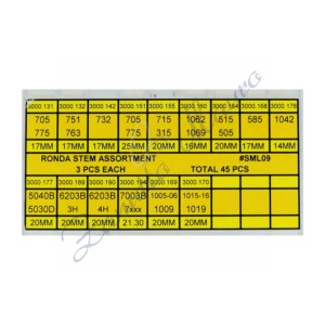 Assortimento 42 tiges per Ronda