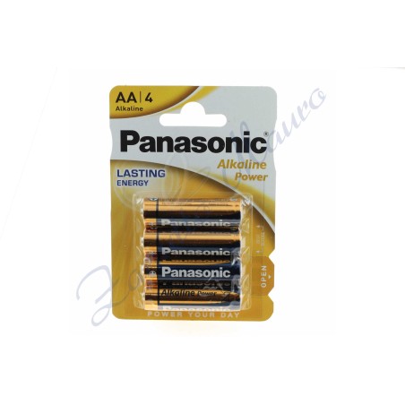 Pile Panasonic Stilo Alkaline Power AA - bl 4 pièces Volts 1.5