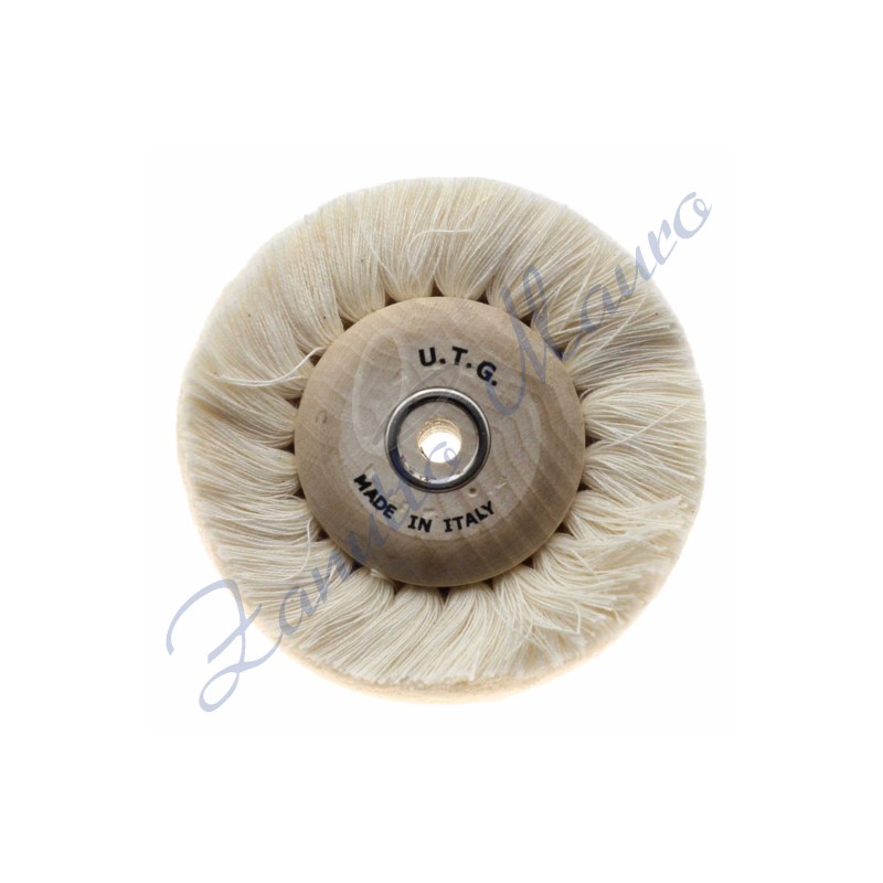 Brosse UTG fil de coton blanc diam 70 largeur mm 32