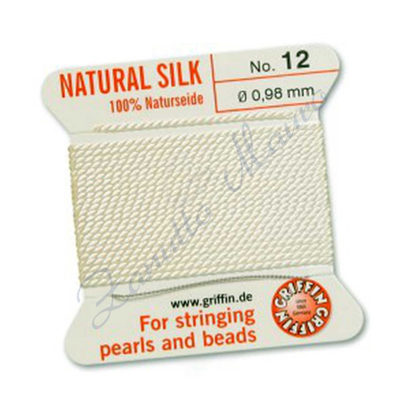 Filo per collane no.12 diametro mm 0,98 colore white