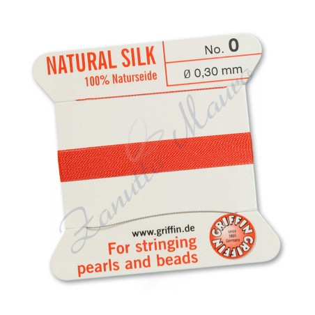 Filo per collane diametro mm 0,30 colore coral