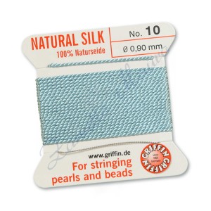 Filo per collane diametro mm 0,90 colore turchese