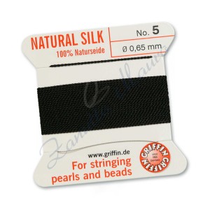 Filo per collane diametro mm 0,65 colore nero