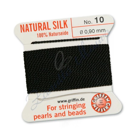 Fil de collier diamètre 0,90 mm couleur noire