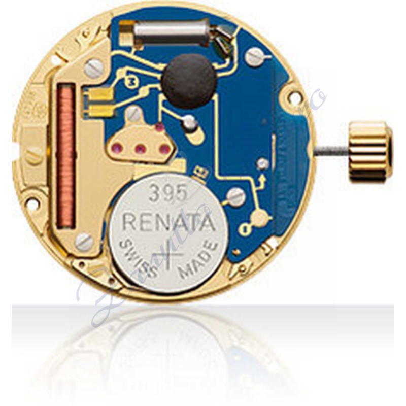 Mouvement ETA 955.412/6 H1 quartz 3 aiguilles date à 6 heures