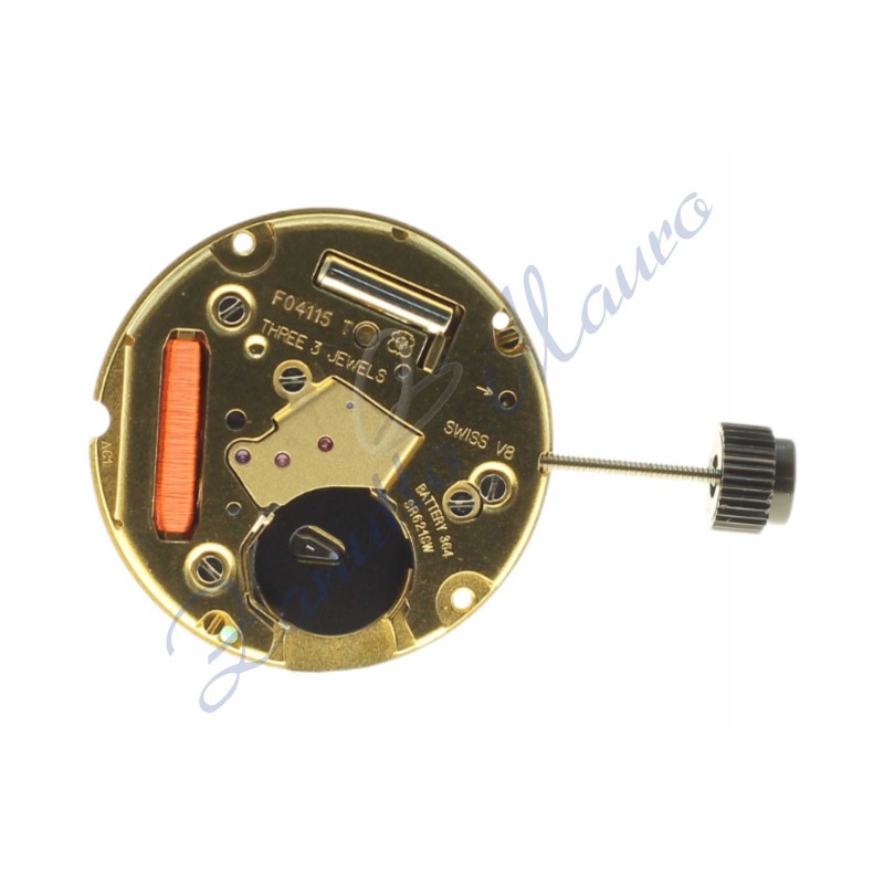 Mouvement ETA F04.115-S6 MH1 2 aiguilles date à 6 heures