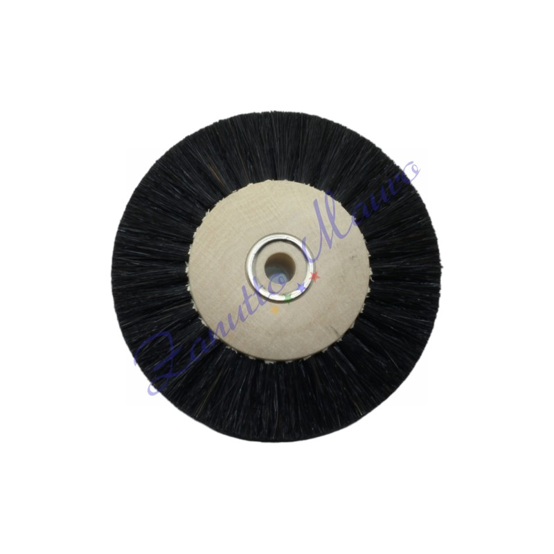 Spazzola circolare setola nera diametro mm 77 4 ranghi convergenti