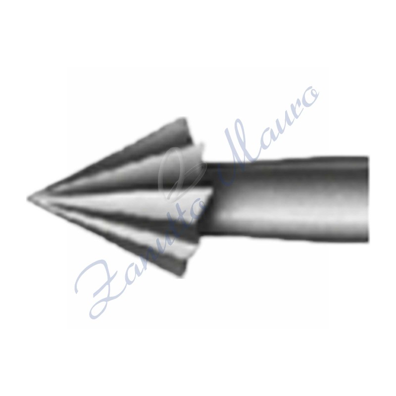 Fraise à lance Komet ISO 021 tige en acier 2.35 paquet de 6 pcs