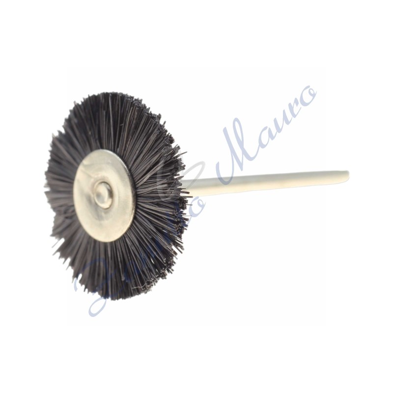Gamma black bristle brush mm 21 with shaft