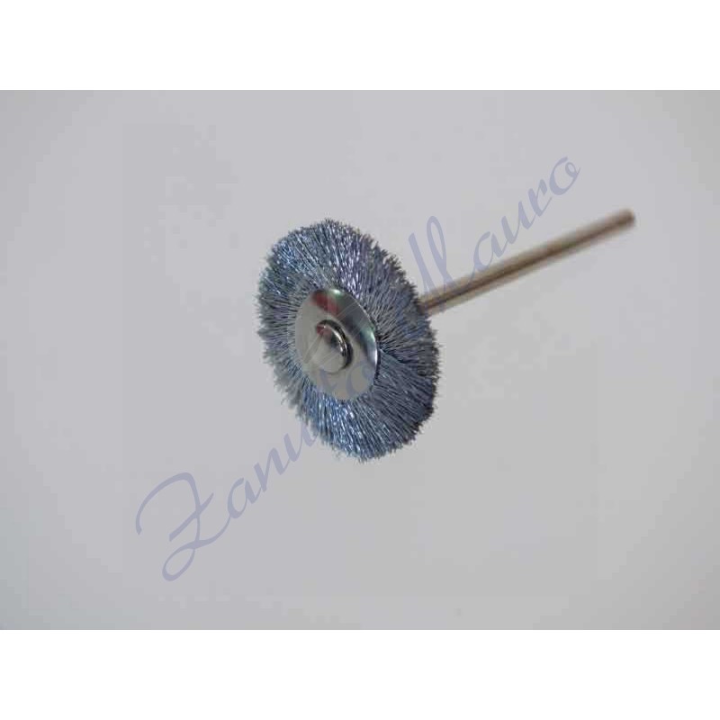 Spazzola gamma in acciaio d22 con albero
