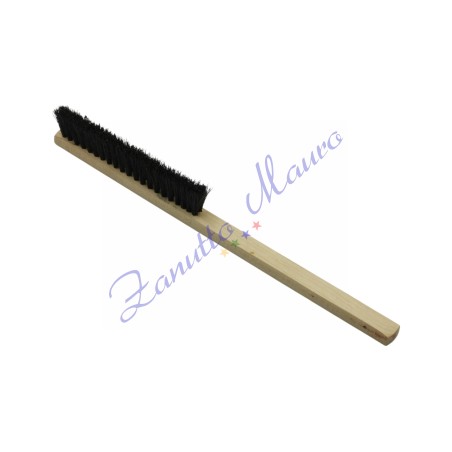 Brosse droite UTG poils noirs 2 rangs