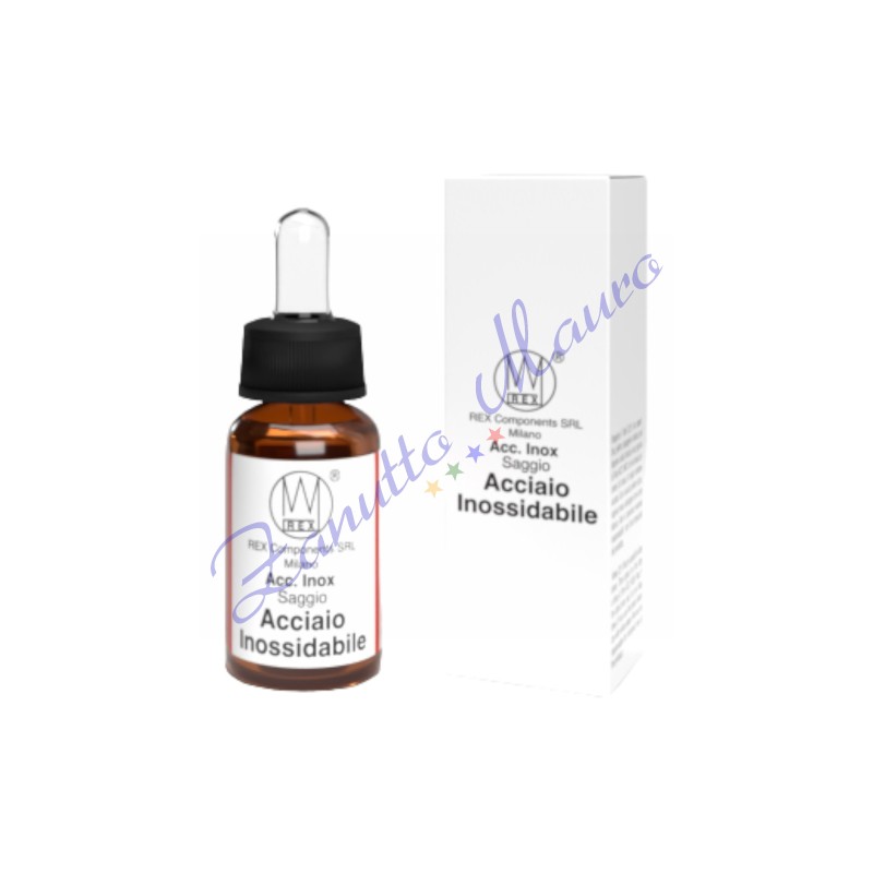 Acide de test en acier 10 ml environ