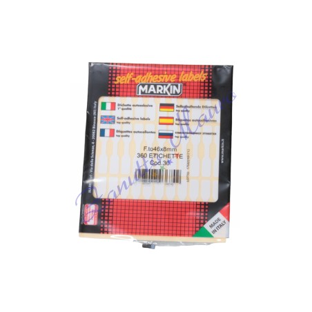 Etiquettes adhésives Markin pour bijoux mm 46x8 paquet de 360 pcs
