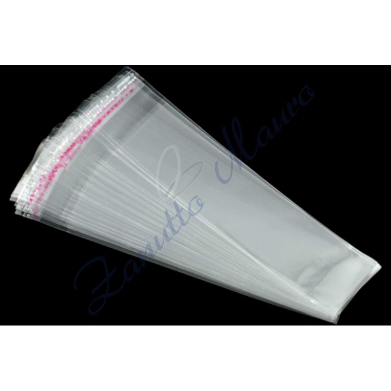 Enveloppes en cristal 23x5 cm espace utile 20x5 cm avec adhésif 200 pcs