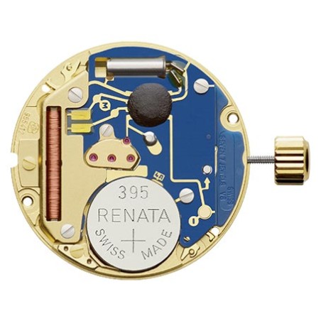 Mouvement ETA 955.412-SS quartz 2 aiguilles date à 3 heures